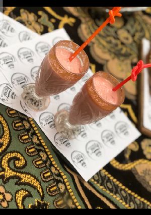 A picture of Melon milk drink.