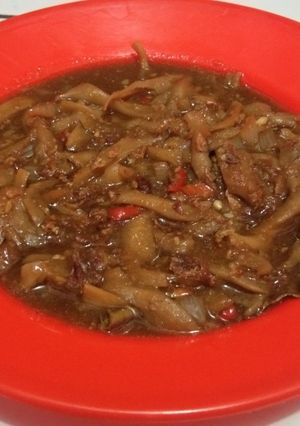 Foto resep 037. Jamur Tiram Kuah Kecap