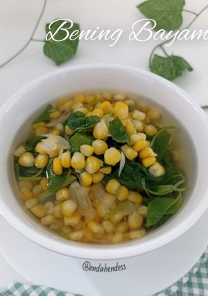 Foto resep Bening Bayam Jagung ✅