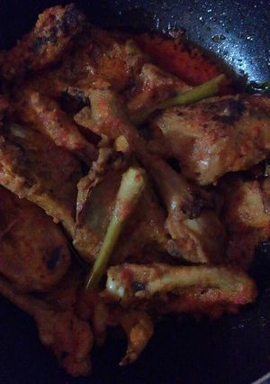 Foto resep Ayam bakar teflon bumbu rujak tanpa santan