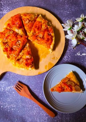 Foto resep Pizza Topping Sosis