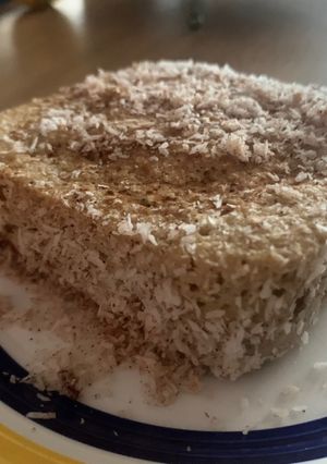 Una foto de Cocada-plátano, Canela al microondas