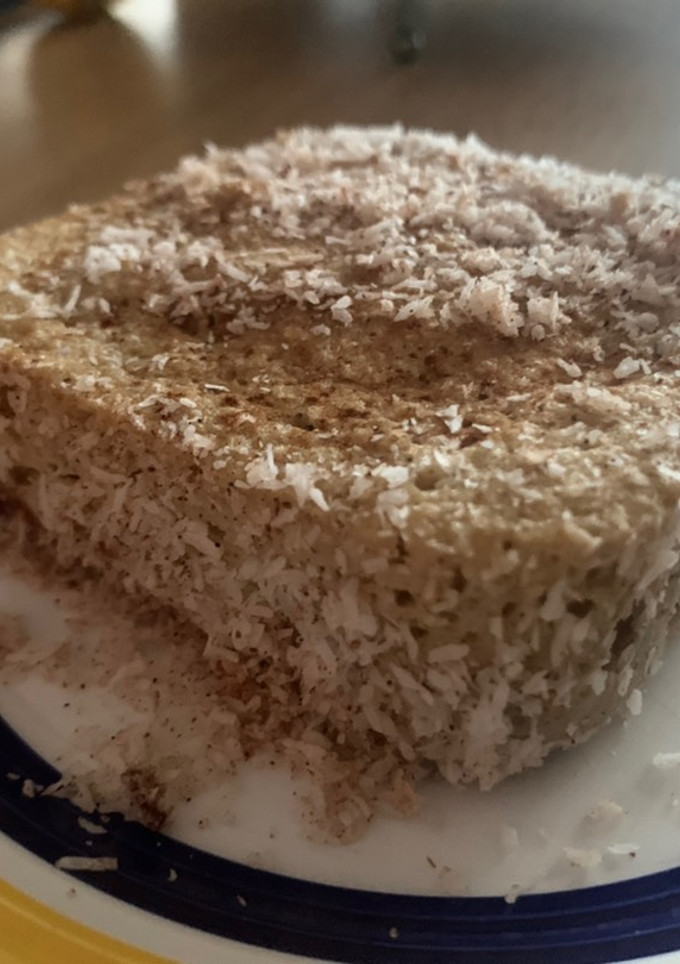 Una foto de Cocada-plátano, Canela al microondas