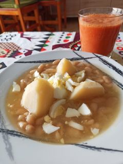Una foto de Alubias blancas en vinagreta