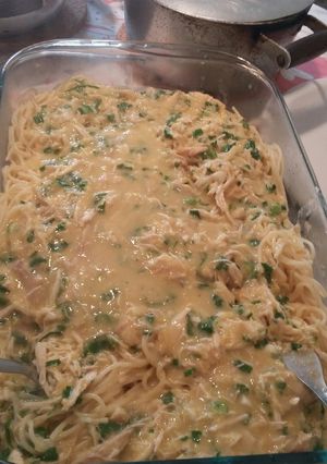 Foto de Macarrão com molho de milho verde
