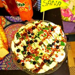 A picture of Aalo tiki chaat.