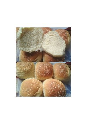 Foto resep Roti Burger lembut,padat gumuuuy🤤🤤