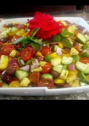 A picture of Healthy salad.