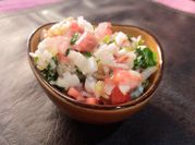 Una foto de salsa cilantro