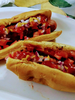 Una foto de Hot dogs