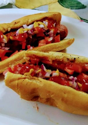 Una foto de Hot dogs