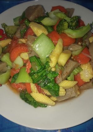 Foto resep Capcai pokcoy