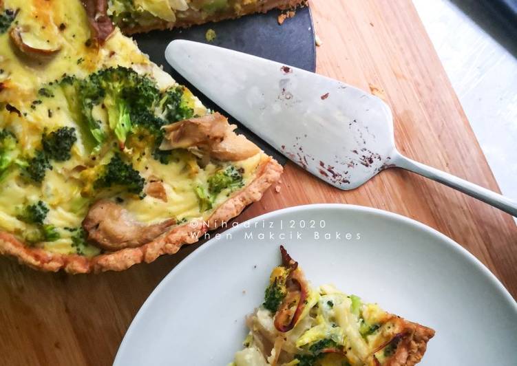 Langkah Mudah Buat Quiche Vegetarian Tanpa Gluten yang Bergizi