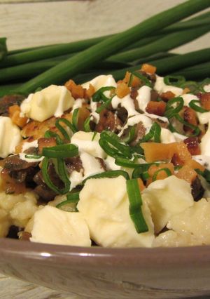 Gombás sztrapacska recept fotója