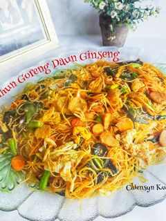 Foto resep Bihun Goreng Daun Ginseng