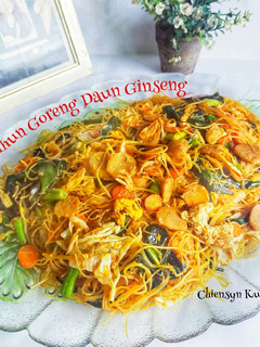 Foto resep Bihun Goreng Daun Ginseng