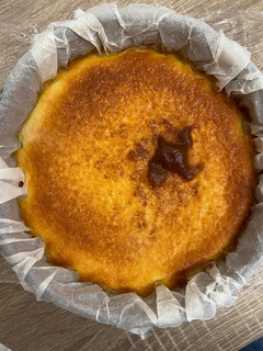 Foto principal de Tarta de queso de chocolate blanco en airfryer