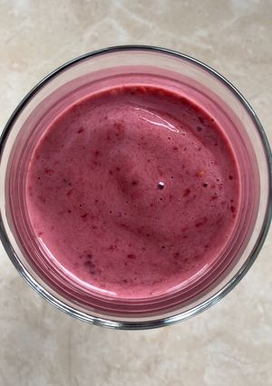 Pink&purple smoothie recept fotója