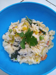 Foto resep Creamy Mixed-Vegetables Risotto