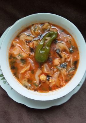 عکسی از دستور آش کلم