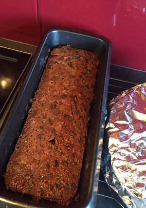 A picture of Over night soaked fruit cake.