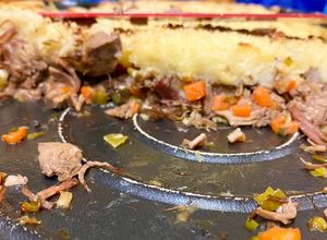 Una foto de Shepherd's pie o pastel de carne