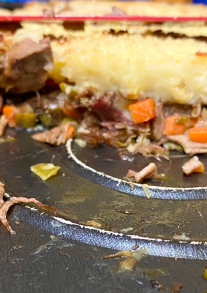 Una foto de Shepherd's pie o pastel de carne