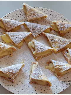 Una foto de Pañuelitos de crema pastelera