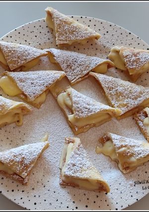 Una foto de Pañuelitos de crema pastelera
