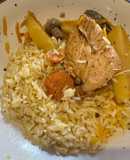 Pollo al jugo con vino blanco ❤️