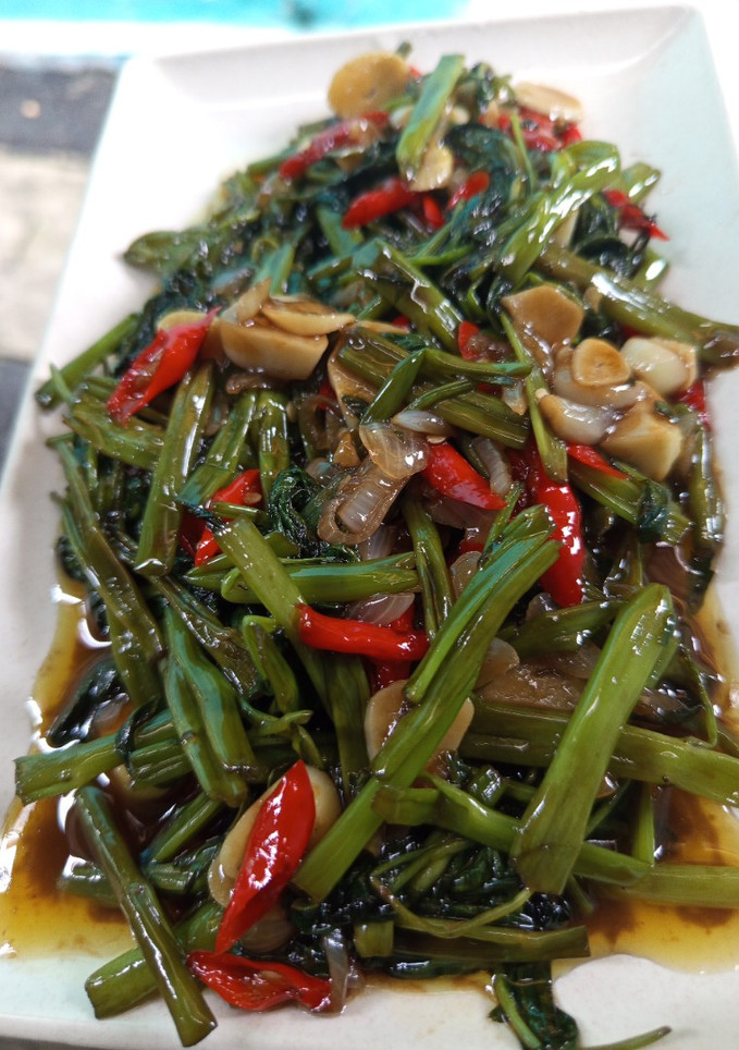 Foto resep Tumis kangkung kering