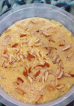 A picture of Lohri til barfi Punjabi style.