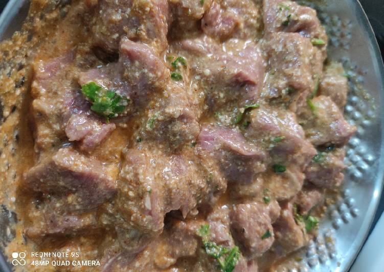 Easiest Way to Cook Tasty Marinated beef boti