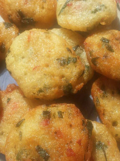 A picture of Water yam balls.