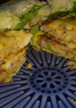 A picture of Fish patties.