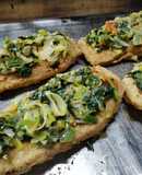 Milanesa de berenjena rellena con rebozado de verduras !