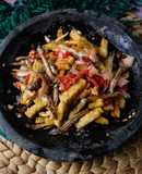 Teri Kecombrang Tempe Sambal Geprek