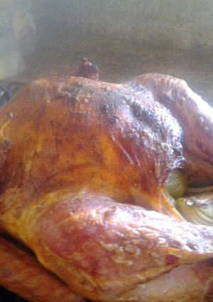 A picture of Roasted Turkey *Thanksgiving*.