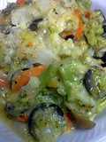 Vegetables olives and cheese