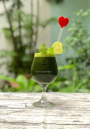 Hình của món Sinh Tố Rau Má.