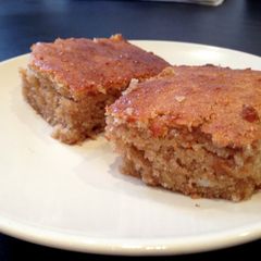 A picture of Pear and Ginger cake.