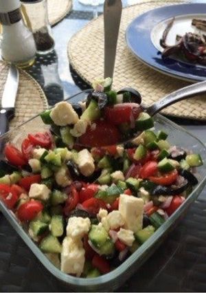 A picture of Greek Style Salad.