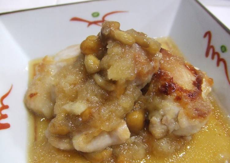 Comfort Food For Fall and Winter: Chicken Simmered in Nameko Mushrooms and Daikon Radish