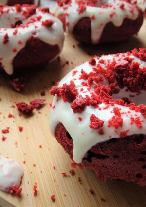 Una foto de Donuts red velvet