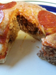 A picture of Pizza Burger.