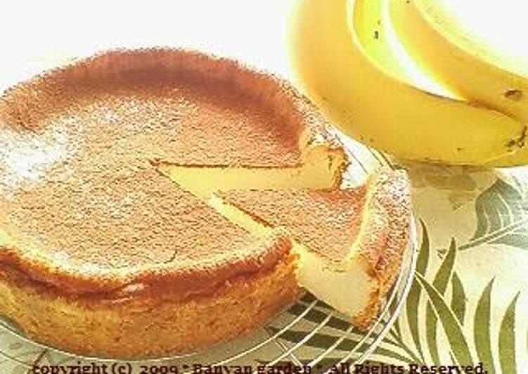 Recipe of Perfect Banana Cheesecake