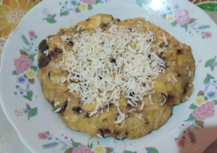 Pancake pisang roti tawar