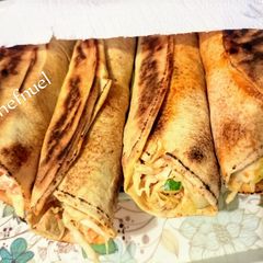 A picture of Home made shawamah recipe.