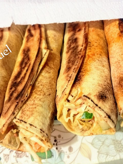 A picture of Home made shawamah recipe.