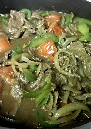 A picture of Beef with Vegetables.
